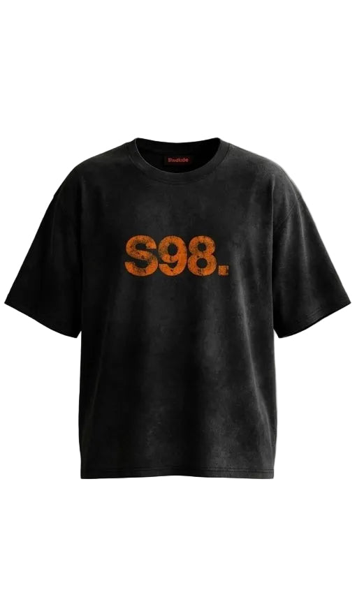 S98. Washed Black Tee